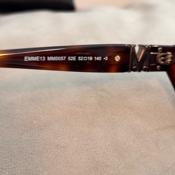 MaxMara MM0057 Brown Tortoise Sunglasses NEW RETAIL $495 - Picture 8 of 10